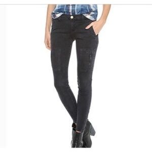 CURRENT/ELLIOTT 29 Flat Pocket Cargo Pant Jeans Ankle Zip